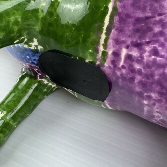 Ceramic Cow Coin Bank Milk Cream Statue Farmhouse Country Folk Art - Picture 10 of 15